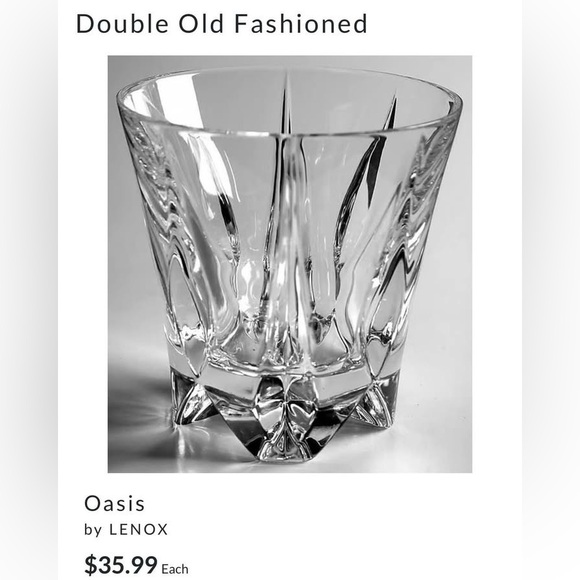 Lenox Double Old Fashioned Glasses 🥃 Set of 4 - Picture 6 of 6